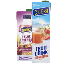 Coolbest fruitdrink of fruitontbijt